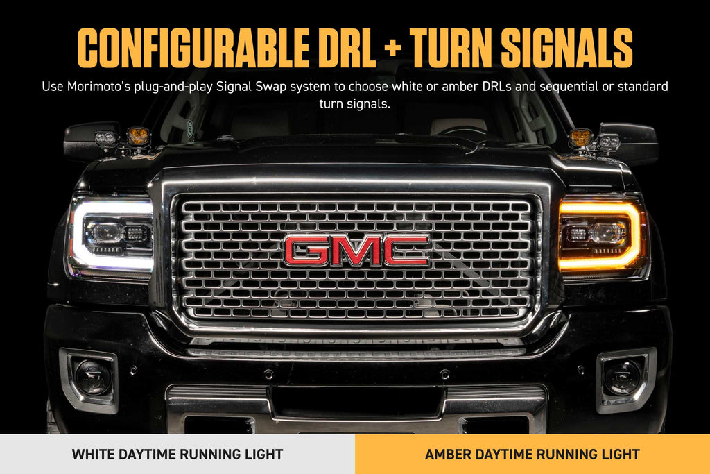 2014-2018 GMC Sierra 1500 | 2015-2019 GMC Sierra HD Morimoto XB Evo LED Headlights