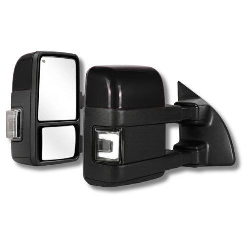 2007-2014 Ford F150 Tow Mirrors - 2008 Style (Textured Arm)