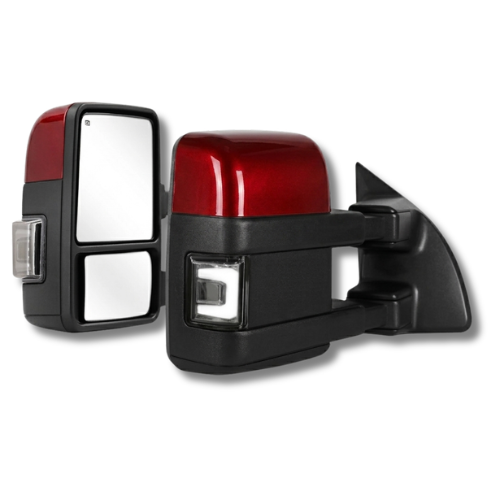 2004-2006 Ford F150 Tow Mirrors - 2008 Style (Textured Arm)