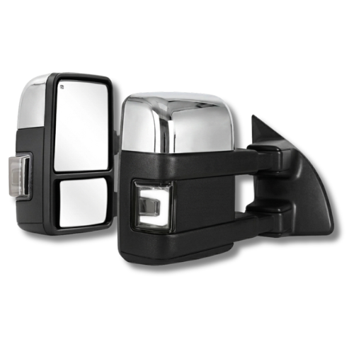 2008-2016 Ford SuperDuty Tow Mirrors - 2008 Style (Textured Arm)