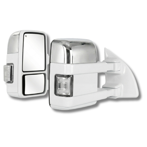 2002-2007 Ford SuperDuty Tow Mirrors - 2008 Style (Colormatched Arm)