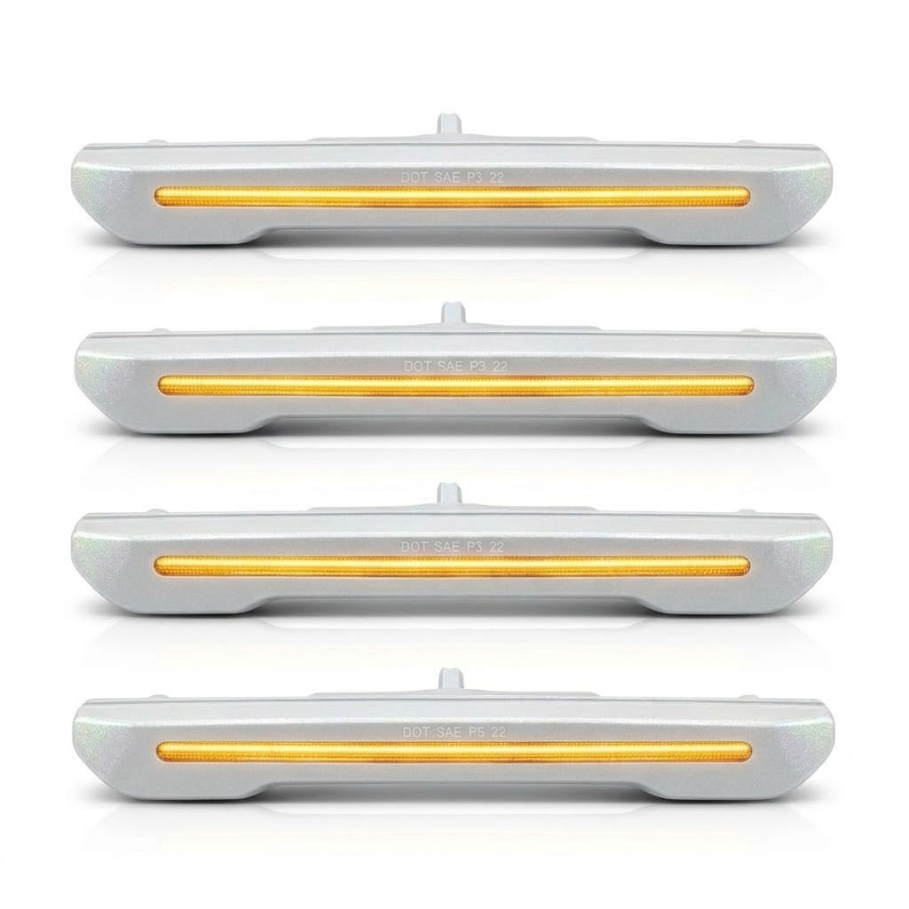 2020-2027 GMC SIERRA HD APEX SERIES LED FENDER LIGHTS — COLORMATCHED