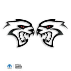 2021-2026 Dodge Durango | 4" Hellcat Redeye Cutout Fender Badges with Jewel Eye