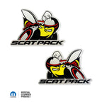 2015-2023 Dodge Challenger & Charger | Scat Pack Acrylic Fender Badges (OEM Colors)