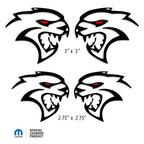 2015-2023 Dodge Challenger & Charger | Hellcat Redeye Cutout Fender Badges