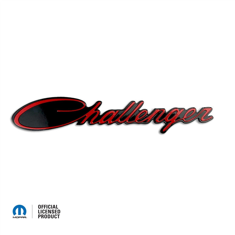 2015-2023 Dodge Challenger | Challenger Script Acrylic Front Grille Badge