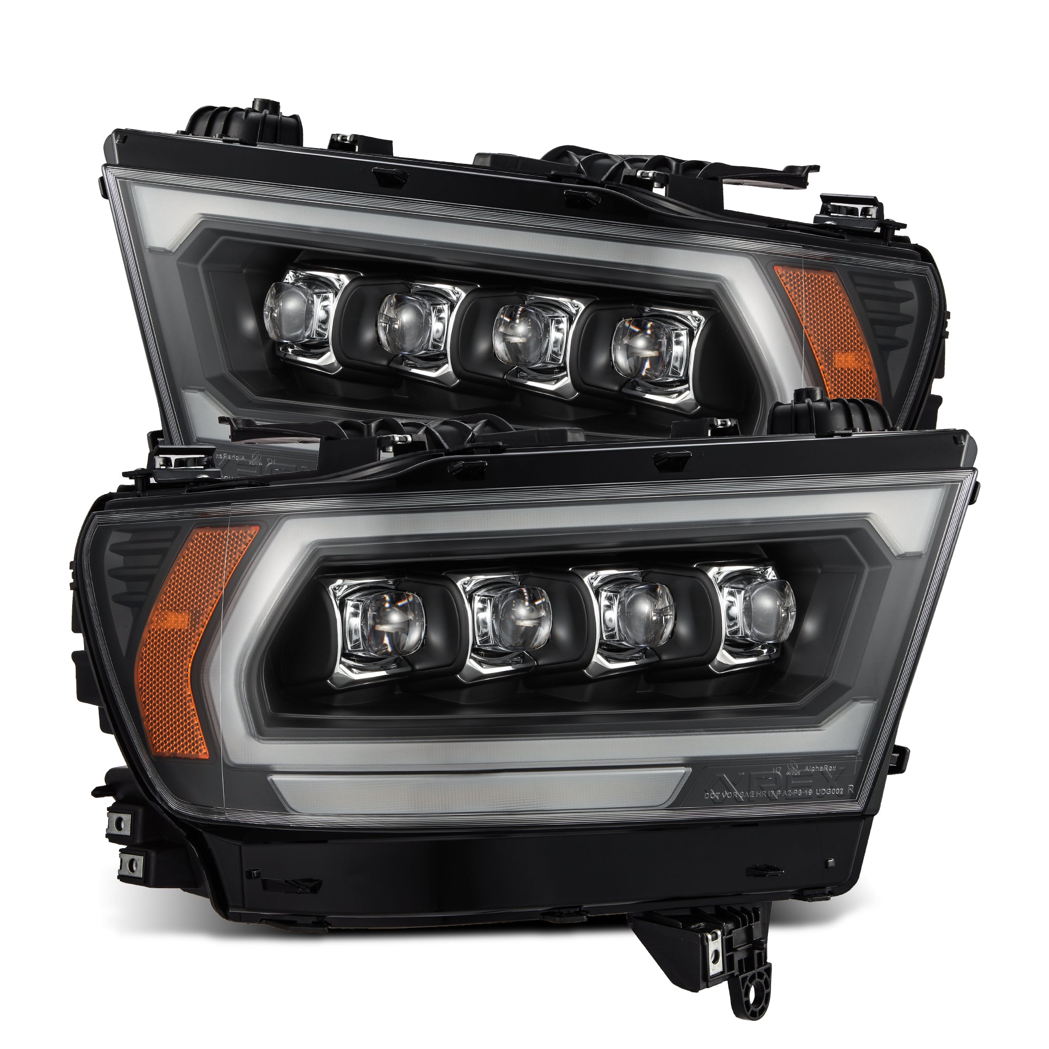 2019-2024 RAM 1500 ALPHAREX HEADLIGHTS NOVA SERIES