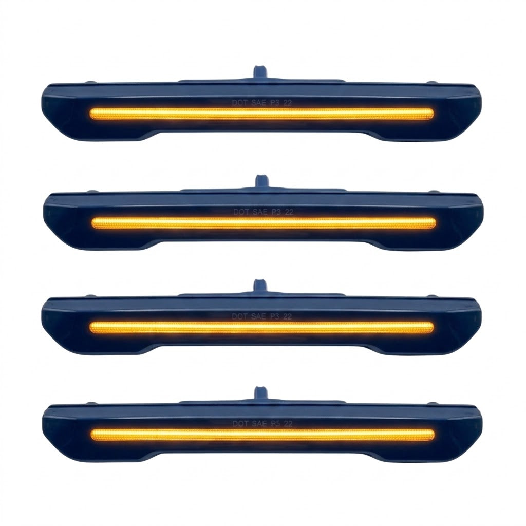 2020-2027 GMC SIERRA HD APEX SERIES LED FENDER LIGHTS — COLORMATCHED