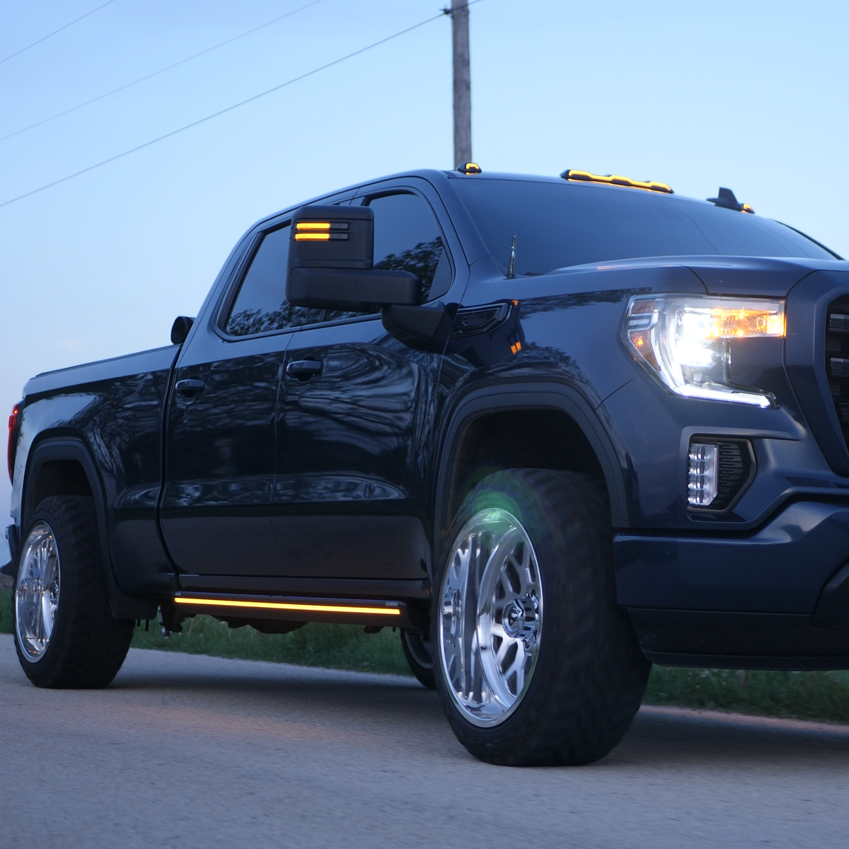 2019-2026 Chevy Silverado & GMC Sierra 1500 | Powered Light Up Running Boards