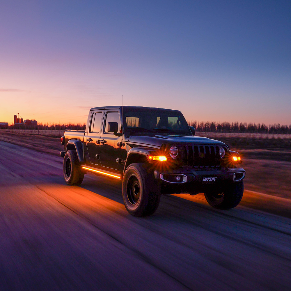 2020-2026 Jeep Gladiator JT | Powered Light Up Running Boards