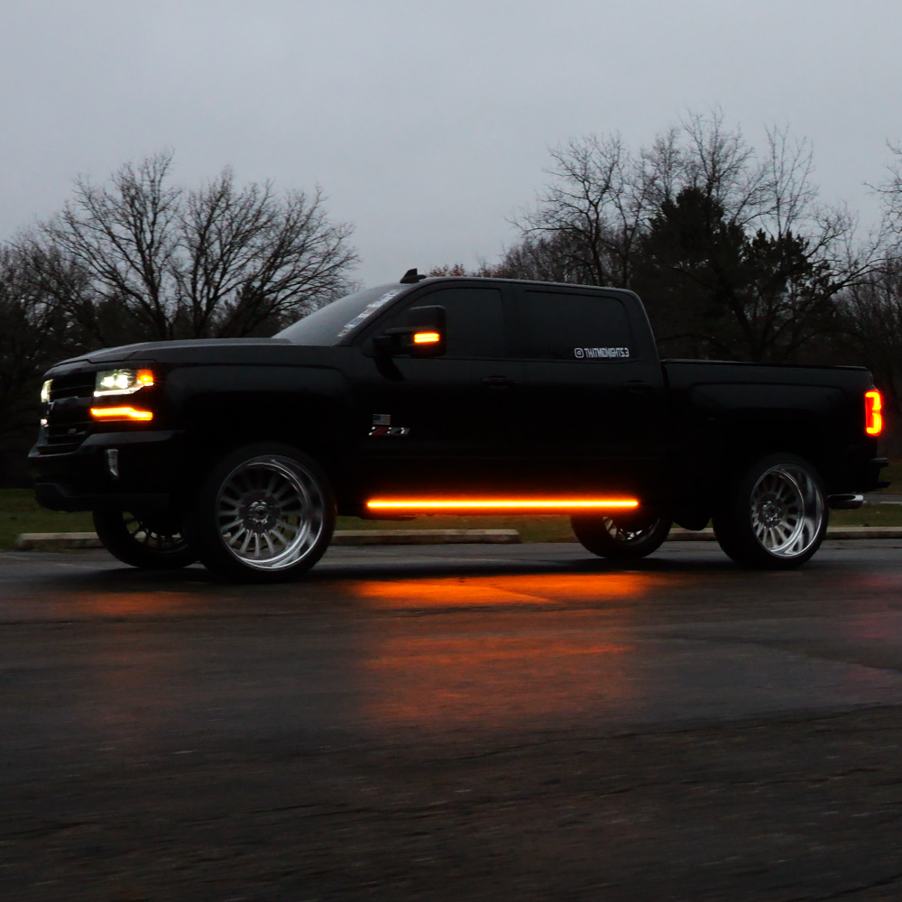 2014-2019 Chevy Silverado & GMC Sierra | Powered Light Up Running Boards