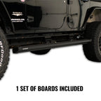 2007-2018 Jeep Wrangler JKU | Powered Running Boards