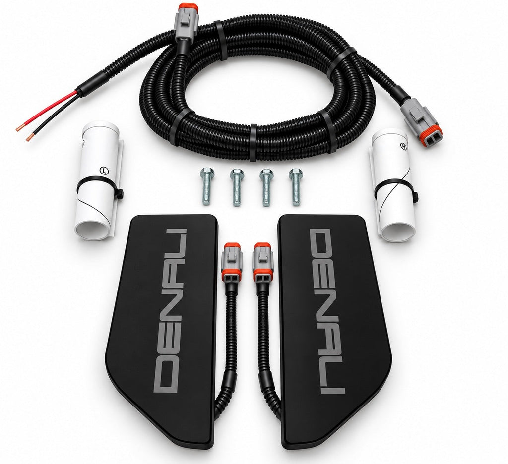 2020-2026 Chevy Silverado HD / GMC Sierra HD Illuminated Side Step Inserts