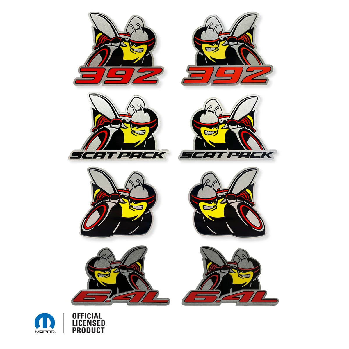 2015-2023 Dodge Challenger & Charger | Scat Pack Acrylic Fender Badges (OEM Colors)