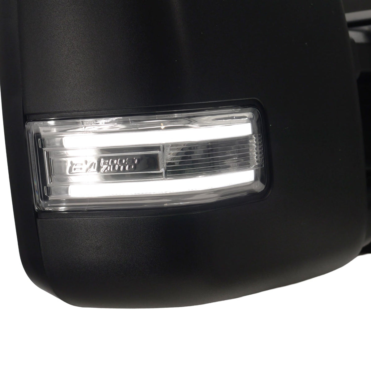 2017-2026 Ford F-250/F-350 Super Duty Unpainted Tow Mirror Marker Lights – Clear, White Lit