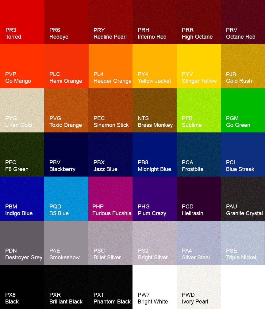 2015-2023 Dodge Challenger | GT Two-Color Acrylic Badge (color chart)