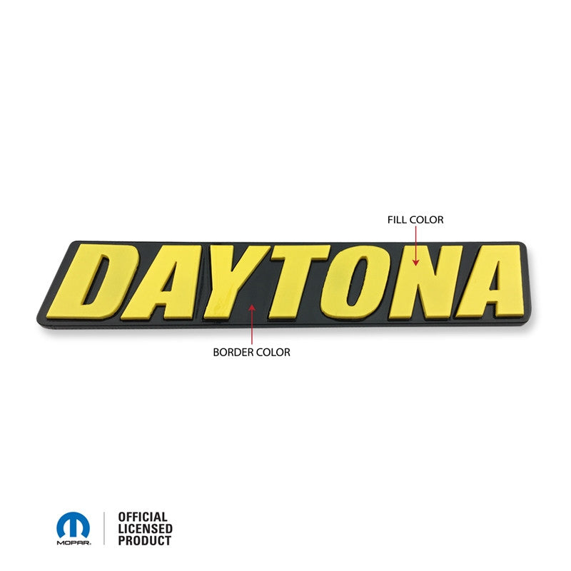2017-2023 Dodge Challenger & Charger | DAYTONA Two-Color Acrylic Front Grille Badge