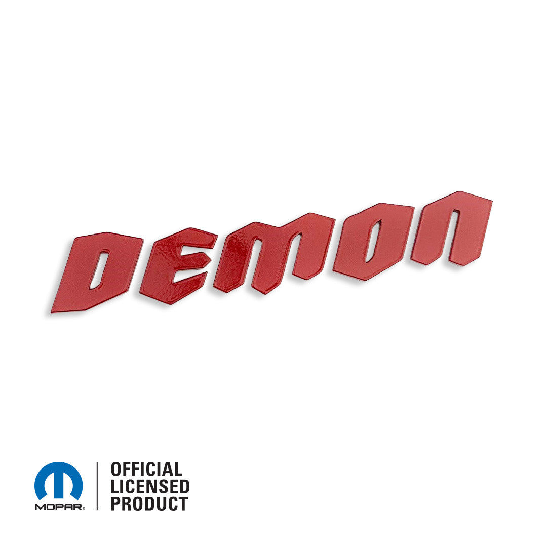 2018-2023 Dodge Challenger | Demon Font One-Color Acrylic Letters