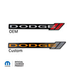 2015-2023 Dodge Challenger & Charger | Dodge Slash Acrylic Front Grille Badge