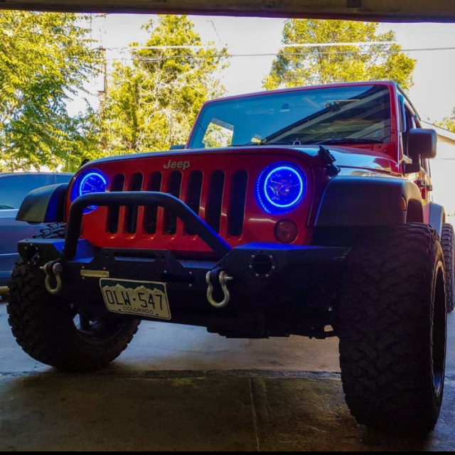 1997-2017 JEEP WRANGLER HALO BUNDLE - RGBW
