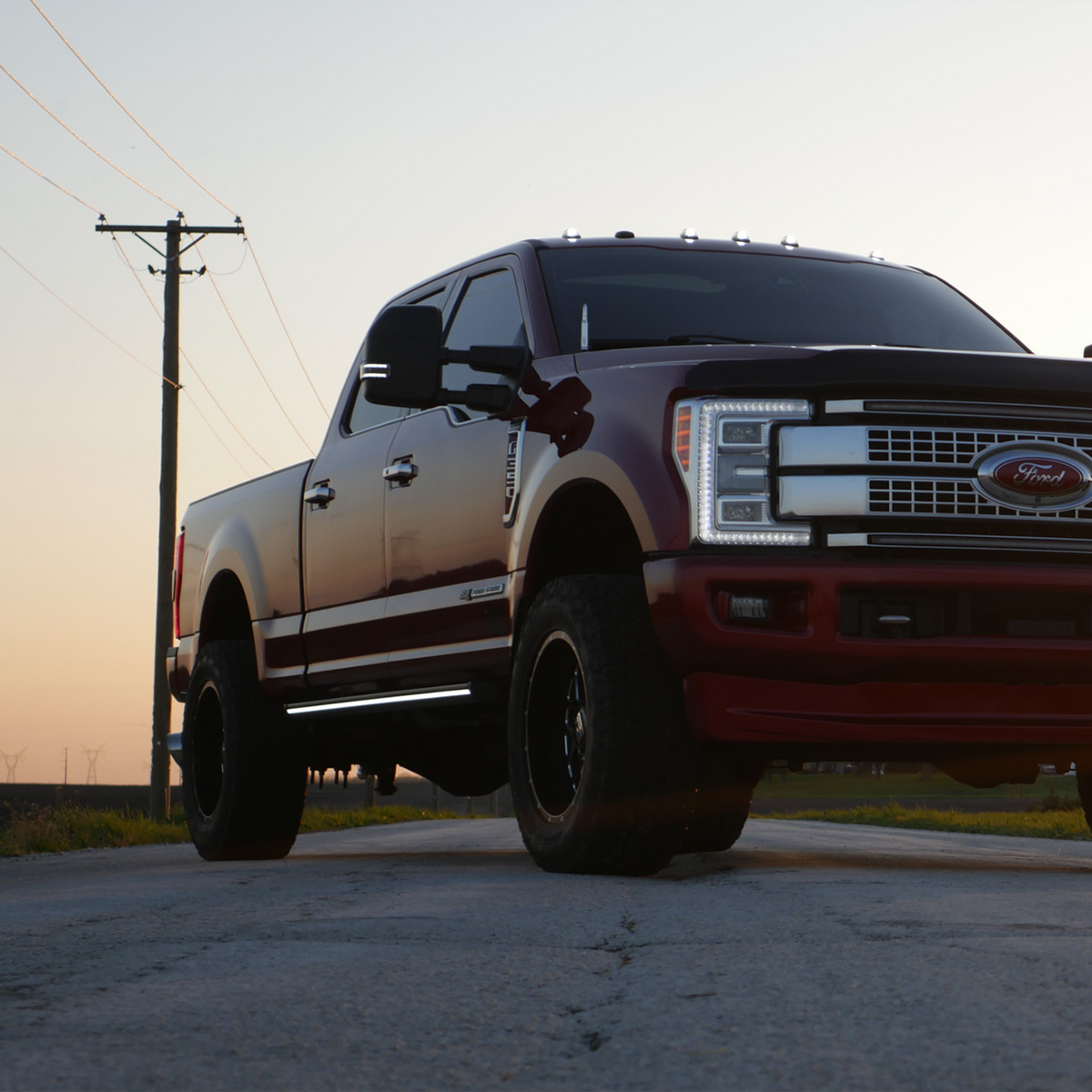 2017-2022 Ford F-250/F-350 Super Duty | Light Up Running Boards