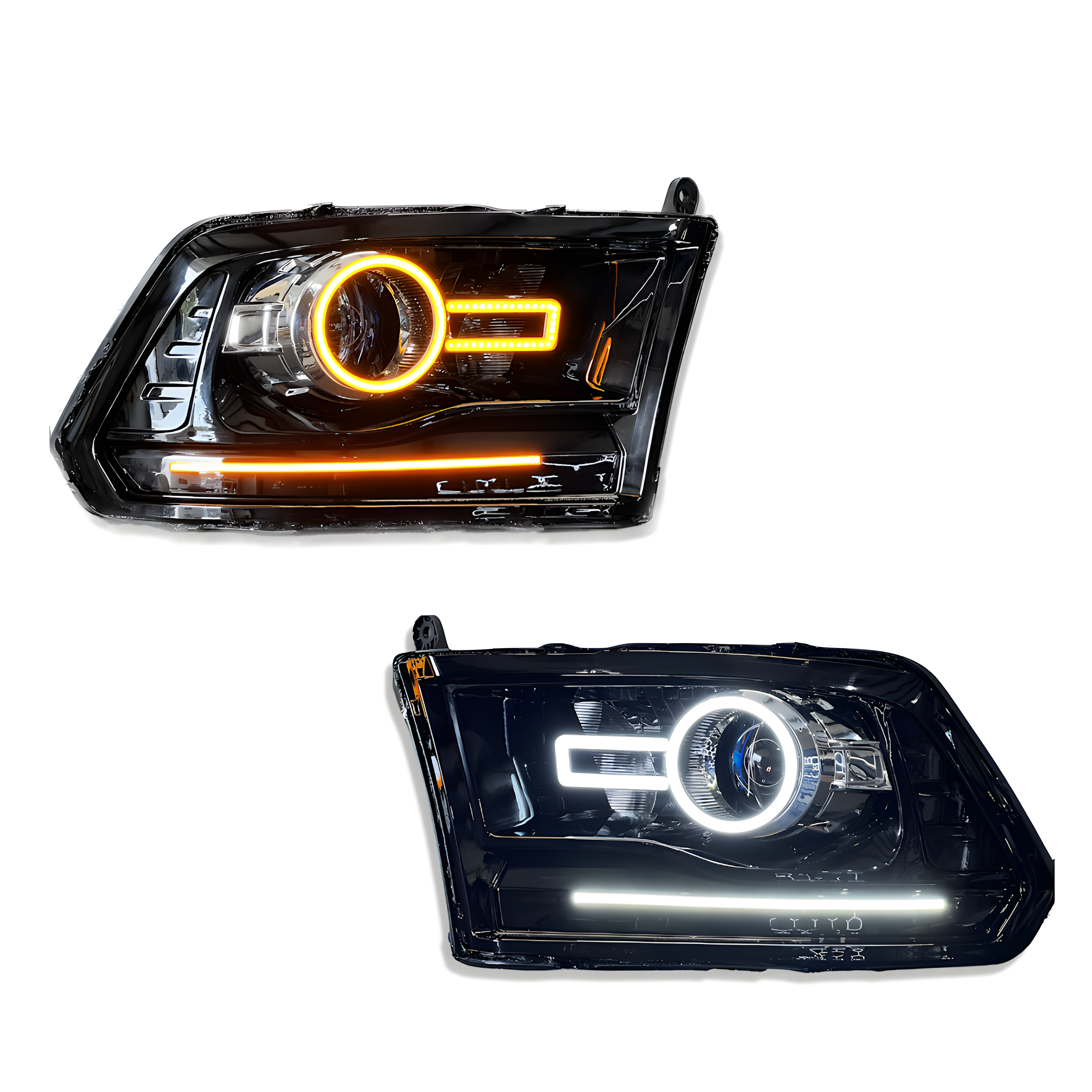2009 - 18 DODGE RAM MWCUSTOMS PREMIUM SWITCHBACK HEADLIGHT