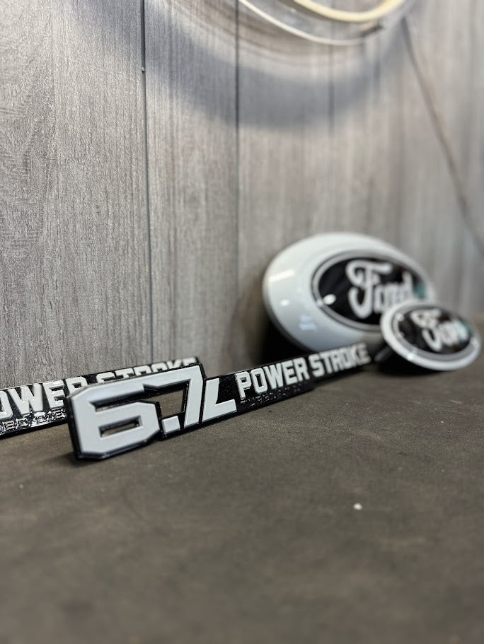 2015-2026 Custom Ford Grille Emblem (With Camera Cut-Out)