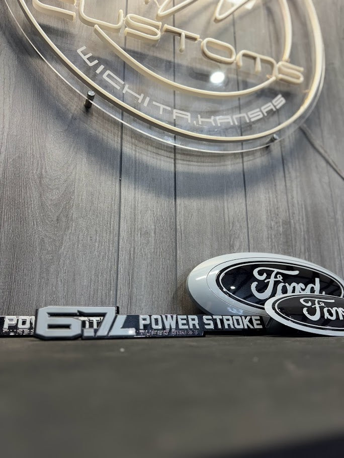 2015-2026 Custom Ford Grille Emblem (With Camera Cut-Out)