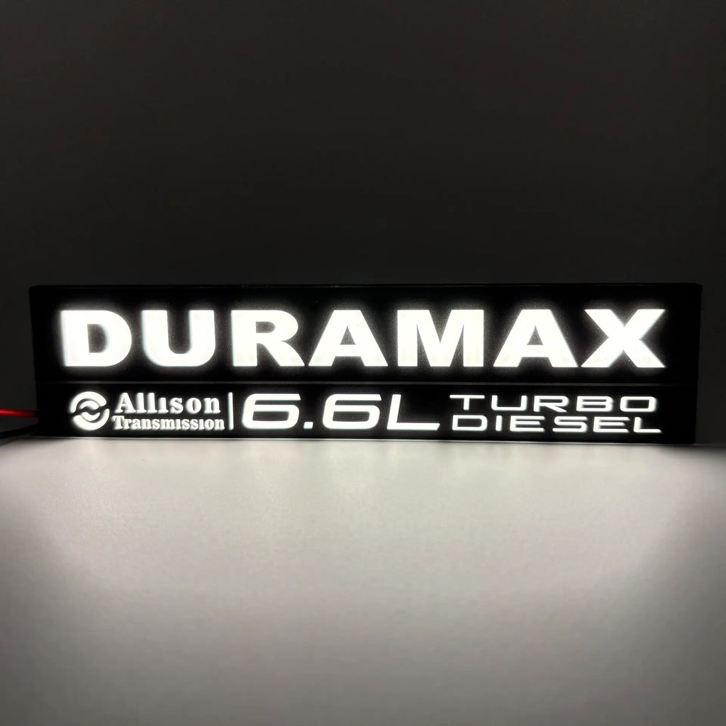 2020-2026 GMC Sierra HD | Illuminated Duramax Fender Badges