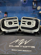 2014-18 GMC SIERRA C BAR STYLE HEADLIGHTS