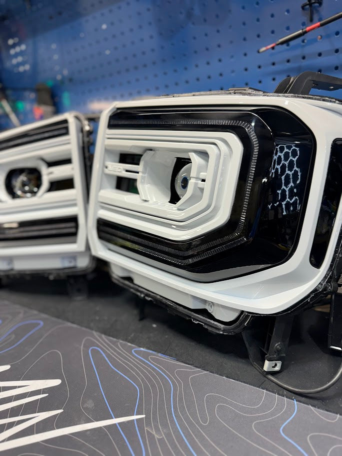 2014-18 GMC SIERRA C BAR STYLE HEADLIGHTS