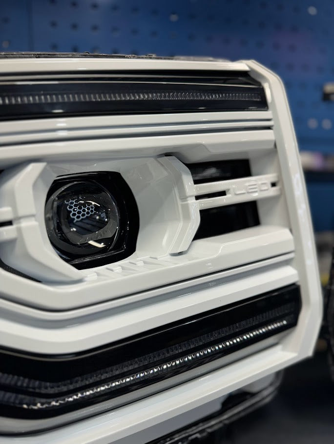 2014-18 GMC SIERRA C BAR STYLE HEADLIGHTS