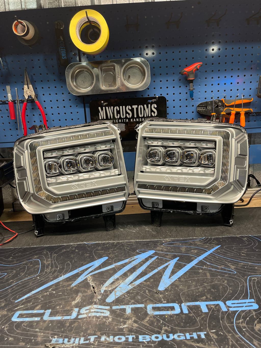 2014-18 GMC SIERRA ALPHAREX NOVA SERIES HEADLIGHTS