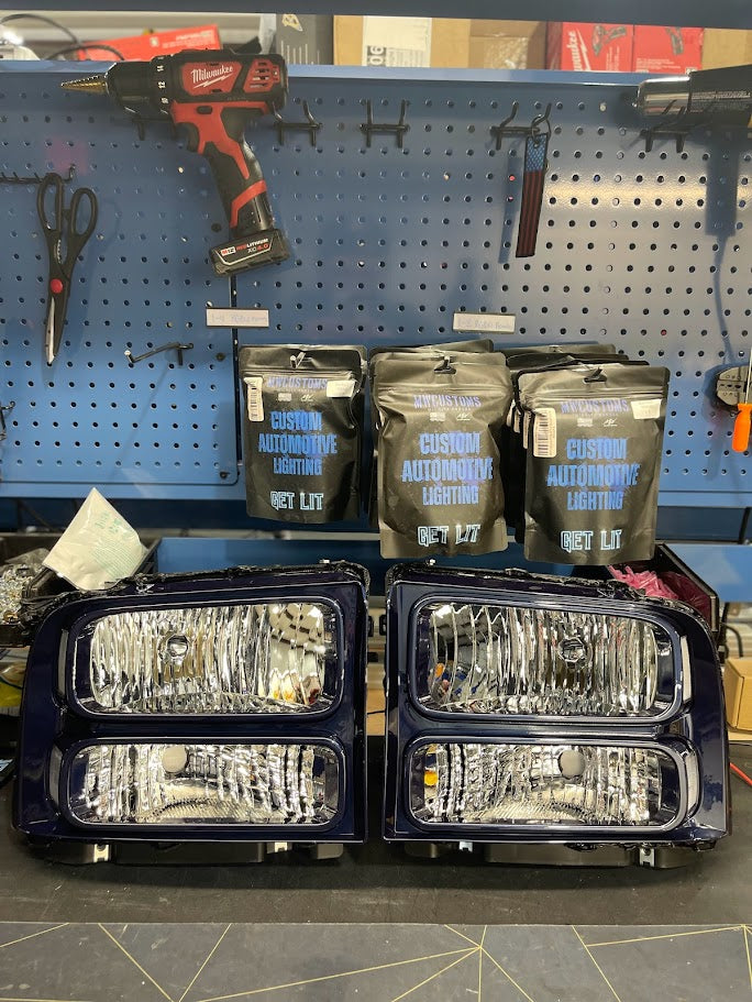 2005-07 FORD SUPER DUTY HEADLIGHTS (will also fit 99-04)