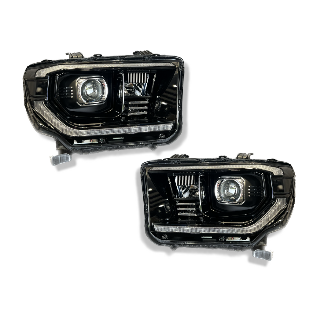 2007-13 TOYOTA TUNDRA ALPHAREX G2 HEADLIGHTS (WITHOUT LEVEL ADJUSTER)