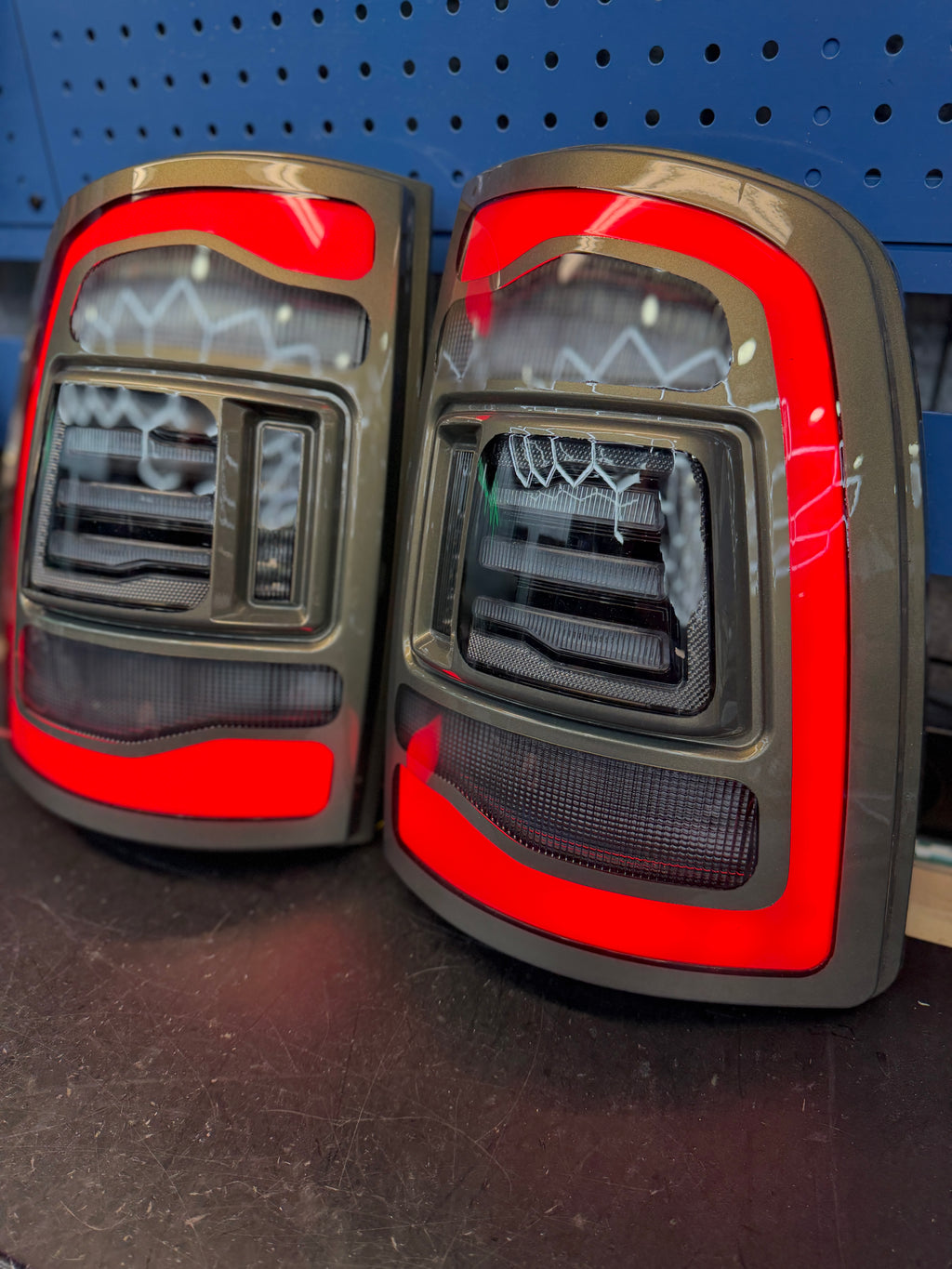 Ram Rampage Rear Lights 2009 - 18 DODGE RAM RGB TAIL LIGHTS – MwCustoms Inc.