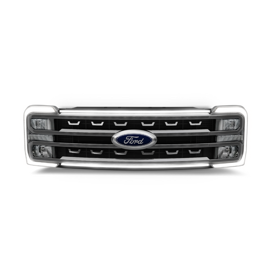 2023-2026 Ford Super Duty “Ghost” LED Grille Light Kit – F-250/F-350/F-450/F-550, IP67, Plug-and-Play Ready