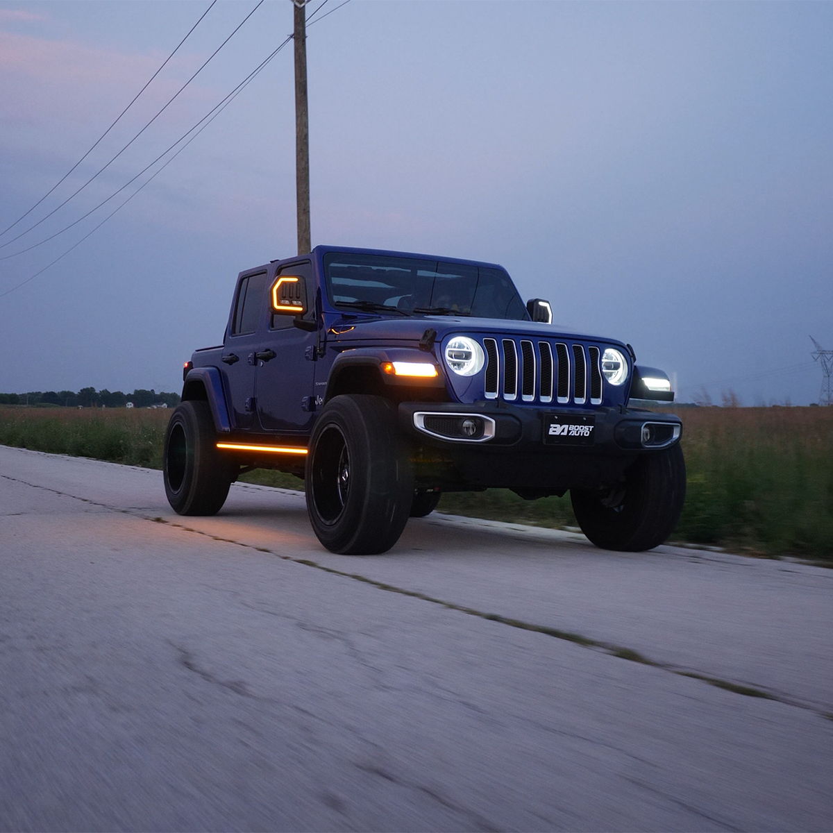 2018-2026 Jeep Wrangler JLU | Light Up Running Boards