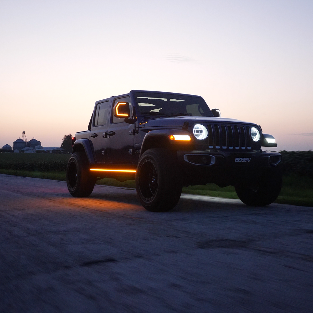 2018-2026 Jeep Wrangler JLU | Light Up Running Boards