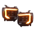 2014-2018 GMC Sierra 1500 | 2015-2019 GMC Sierra HD Boost VX4 LED Headlights
