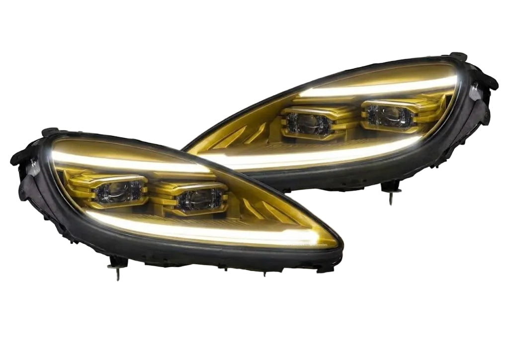 2005-2013 Chevy Corvette C6 Morimoto XB Evo Hybrid LED Headlights – Lit