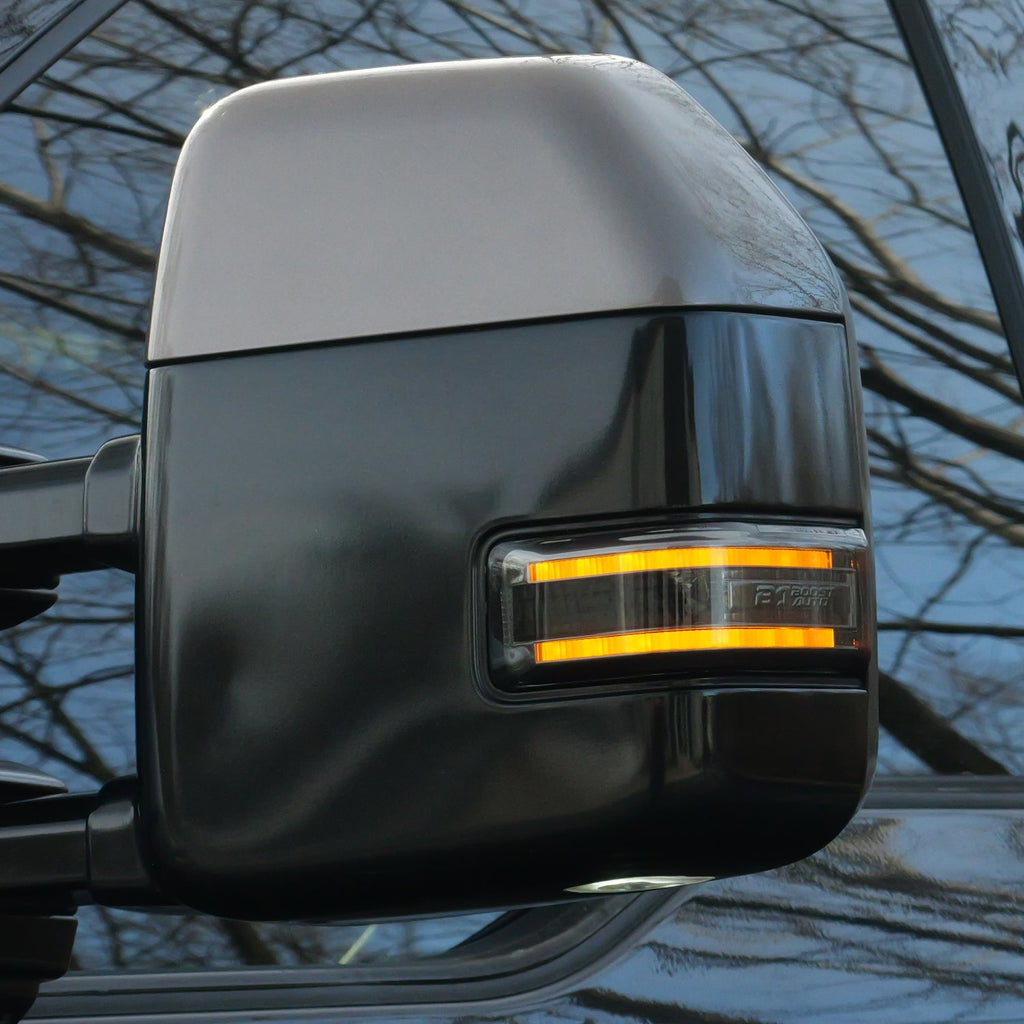 2017-2026 Ford F-250/F-350 Super Duty Unpainted Tow Mirror Marker Lights – Installed