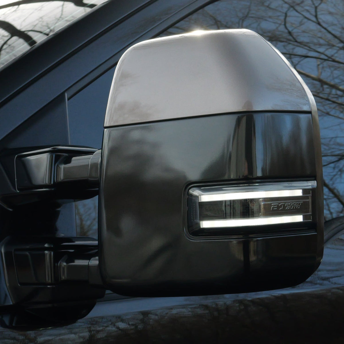 2015-2026 Ford F-150 Unpainted Tow Mirror Marker Lights – Installed