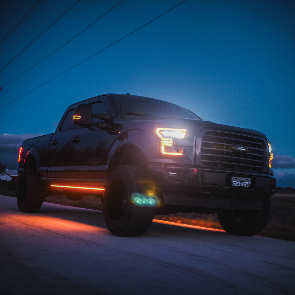 2015-2020 Ford F-150 | Powered Light Up Running Boards