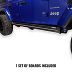 2018-2026 Jeep Wrangler JLU | Powered Light Up Running Boards