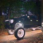 2020-2023 GMC Sierra 2500/3500 Denali LED “Power” Grille Light Bar – IP67, Plug-and-Play Ready, Black/Silver