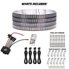 RGB+W Quad Row Wheel Lights