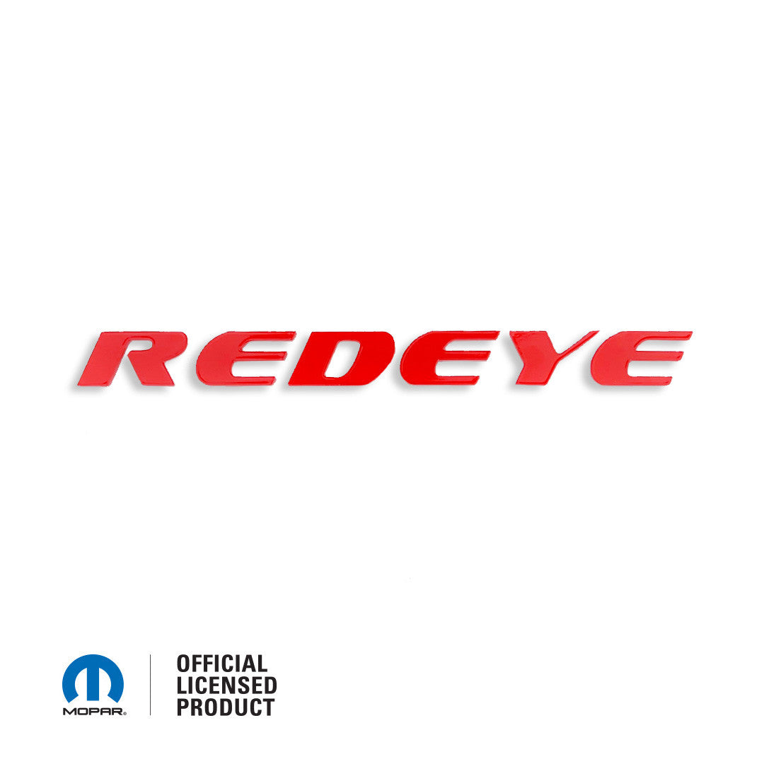 2019-2023 Dodge Challenger & Charger | Redeye Font One-Color Acrylic Letters