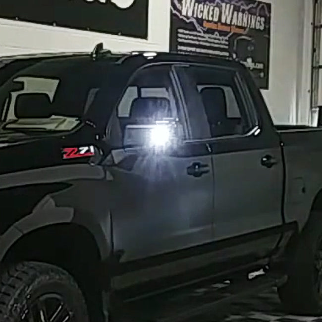 Forward White Mirror Lights Auto Flasher (WAF) Kit (Refreshed Body)