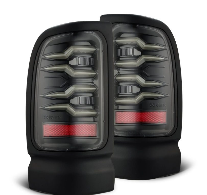 1994 - 01 DODGE RAM 1500 / 1994 - 02 DODGE RAM 2500/3500 ALPHAREX LUXX SERIES LED TAIL LIGHTS